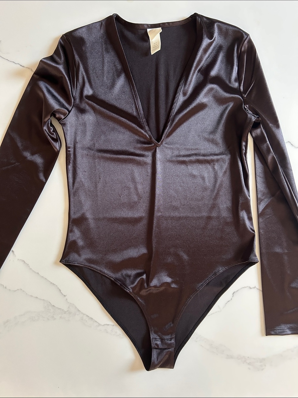“Shiny” Black Bodysuit